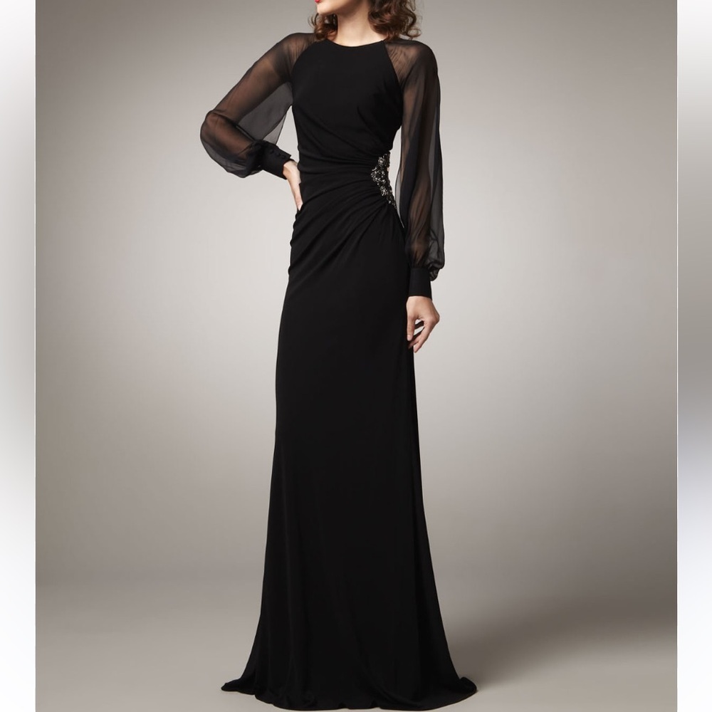 Eliza J Black Long Sleeve Dress